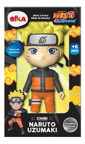 Boneco Naruto Uzumaki Chibi Naruto Shippuden - Elka