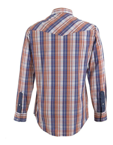 Imagen 2 de 6 de Camisa Vaquera Wrangler Hombre Manga Larga G12
