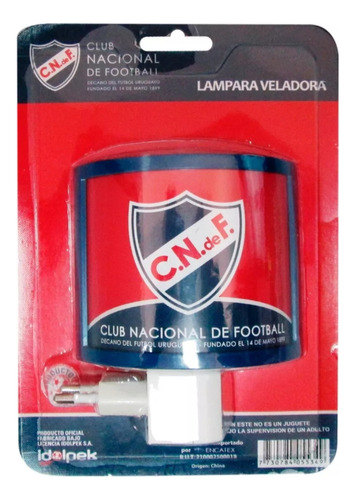 Veladora 1 Led Nacional Peñarol Oficial Con Sensor 