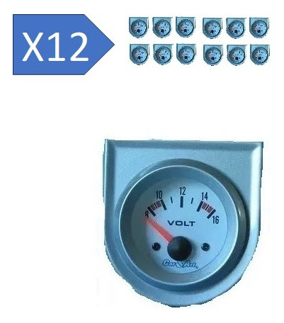 Zpack3 Reloj Electrico Temperatura Voltimetro Aceite 52mm