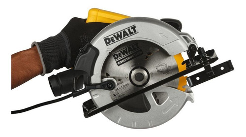 Imagen 7 de 8 de Sierra circular eléctrica DeWalt DWE560 184mm 1400W amarilla 127V