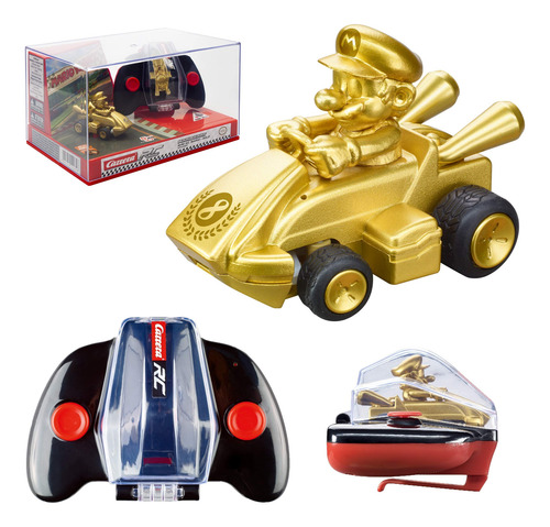 Coche De Juguete Carrera Rc Nintendo Mario Kart 2.4 Ghz Gold