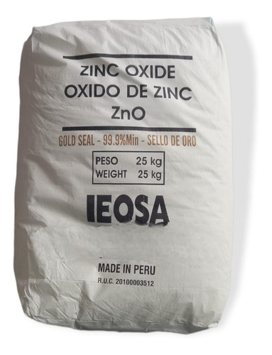 Oxido De Zinc 1 Kg 