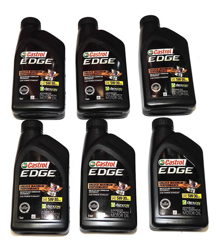  Aceite Castrol Edge 5w30 100% Sintético 6pz