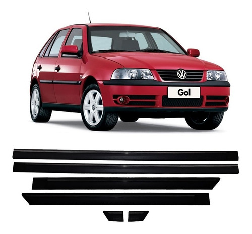 Kit Friso Lateral Gol E Parati G3 G4 2000 2001 2002 2003 2004 2005 2006 2007 2008 2009 2010 2011 Modelo Largo