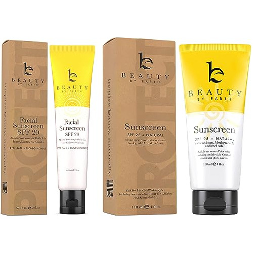 Set De Protector Solar Mineral - Face Sunscreen Spf X2f0j