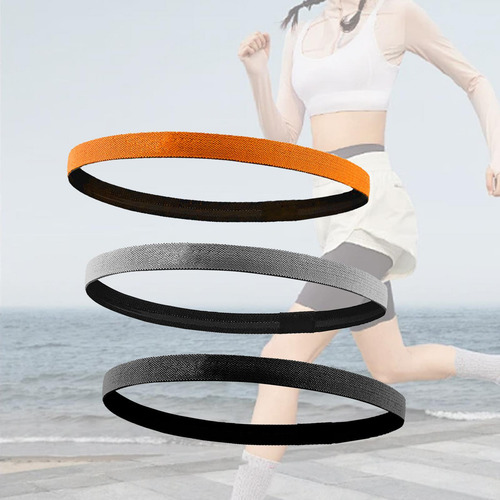 3 Diademas Deportivas Elásticas, Diademas Para El Pelo,