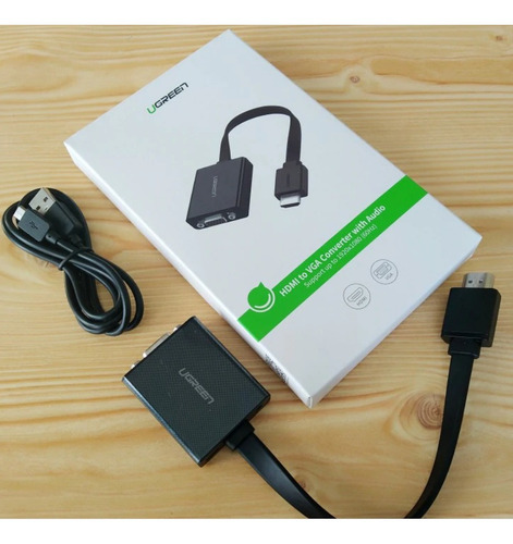 Convertidor Ugreen Adaptador Hdmi Vga Ps4 Play 4 Xbox One