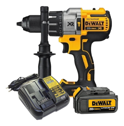 Imagem 1 de 5 de Furadeira Dewalt Dcd996 20v + Bateria 3ah + Carregador Biv.