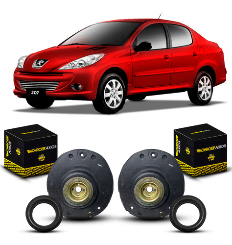 Par Coxim Suporte Dianteiro Peugeot 207 Passion 2009 A 2014