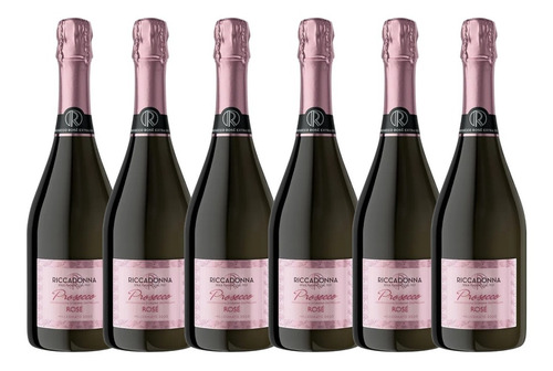 6x Espumante Italiano Riccadonna Prosecco Rosé 750ml