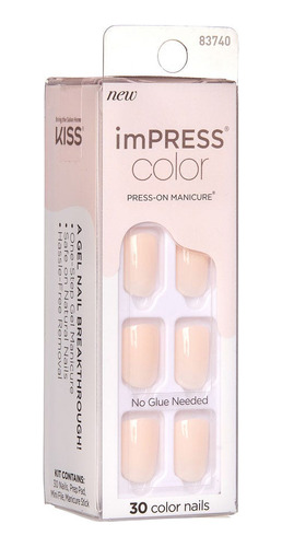 Uñas Impress Color Point Pink