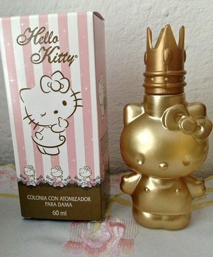 Imagen 3 de 4 de Perfume Hello Kitty Edición Especial Dorada 60ml By Sanrio