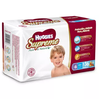 Pañales Huggies Supreme Etapa 6 niños XXG