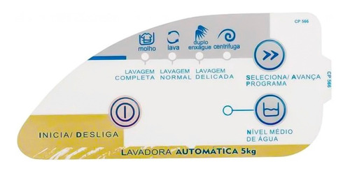 Adesivo P/ Lavadora Consul Cwc22a 5kg