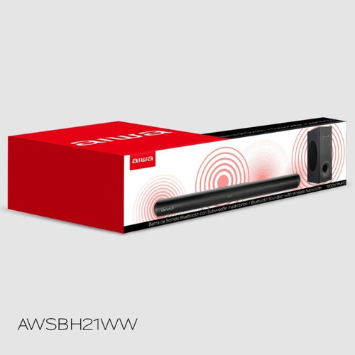 Imagen 2 de 3 de Barra De Sonido Con Woofer Aiwa