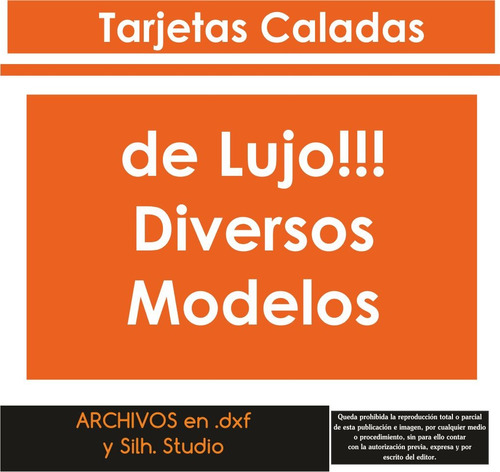 Vectores Tarjetas Caladas Lujo Cameo Curio Silhouette!