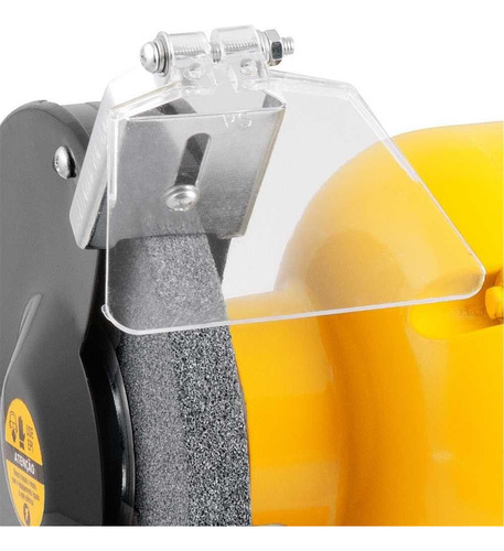 Moto Esmeril De Bancada 6 Pol 360w Com 2 Rebolos Vonder 220v