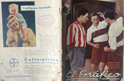 El Gráfico Nº 738 Antigua Revista Fútbol Deportes Set 1933