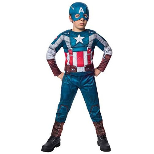 Rubies Marvel Comics Coleccion Capitan America Fibra So...