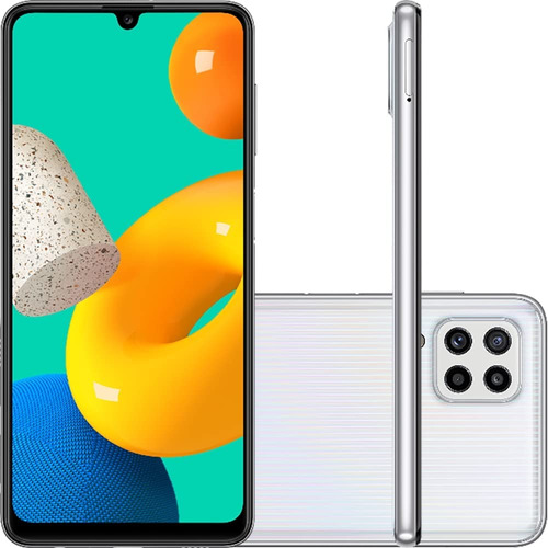 Samsung Galaxy M32 128gb 6gb Dual 5000mah Branco Excelente (Recondicionado)