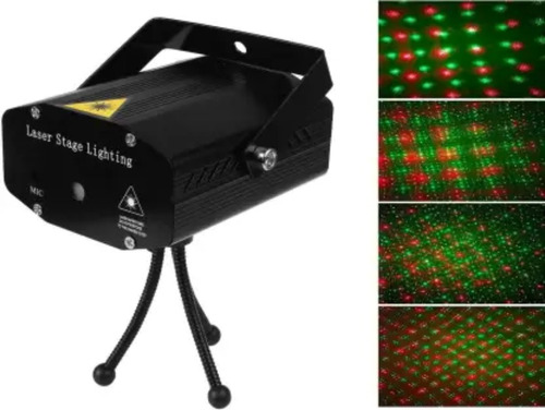 Proyector De Luces Laser Ondas Discoteca Navidad Decoración