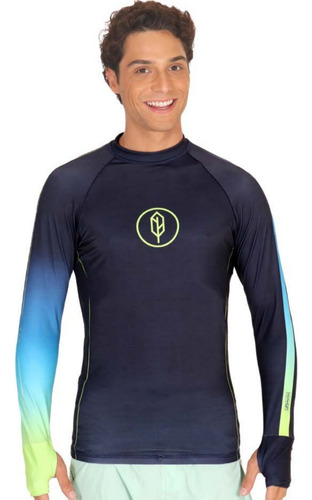 Camiseta Segunda Pele Lycra Surf Kit Proteção Solar  Pena