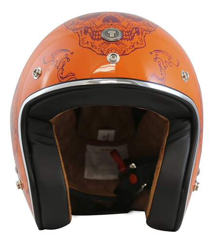 Torc T50 Route 66 Lucky 13 Open Face Helmet With Craneo G...