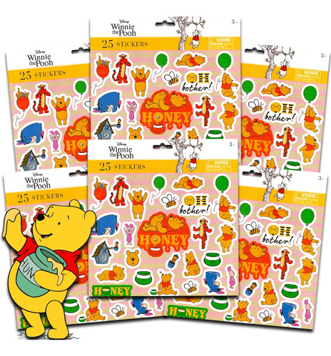 Pooh Bear Winnie The Pooh Paquetes De Pegatinas Con Más De 1