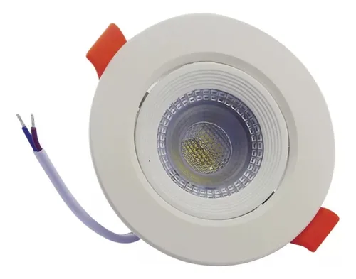 Foco Basculante Led Embutido 6,5w / Hb Led