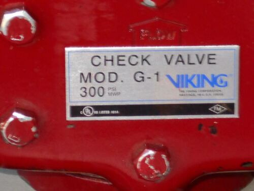 Viking, Mod G-1 Check Valve, 4 Inches, Made In Usa Ccf