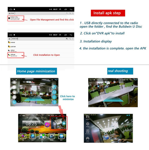 . Dash Adas Coche Dvr Adas Dashcam Dvrs Video Hd 720p Usb