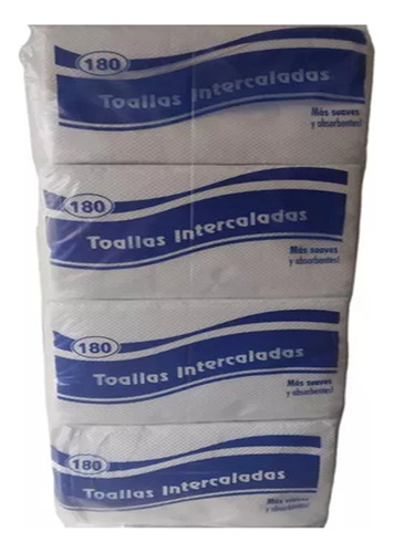 Toallas Intercaladas Brilux Bulto De 12 Paquetesx180 Hojas 