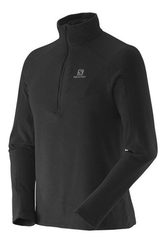 Buzo Salomon Polar Lt 1/2 Zip M 15902 Negro Envíos País