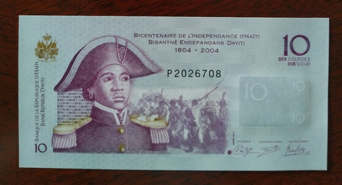 * Haiti - 10 Gourdes Ano 2004 P.272a - Fe *