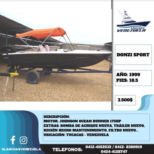 Lancha Donzi Sport 18.5 Lv594