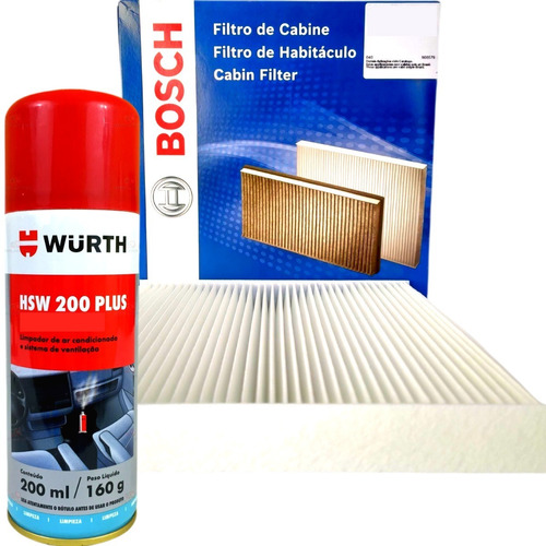 Filtro Ar Condicionado Bosch Corolla 2015 A 2018 + Hsw Wurth