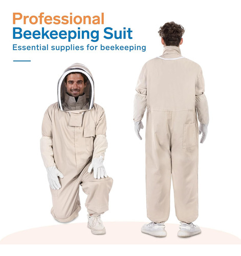 Traje De Apicultor Zmhbkps, Talla Xl (169.8 A 180 Cm)