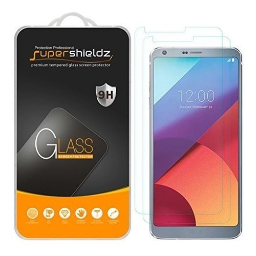 [paquete De 2] Supershieldz Para LG G6 Protector De Pantalla