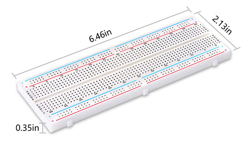 Kit De Proyecto Arduino Eloogaa 3pcs 830 Puntos De Empalme,