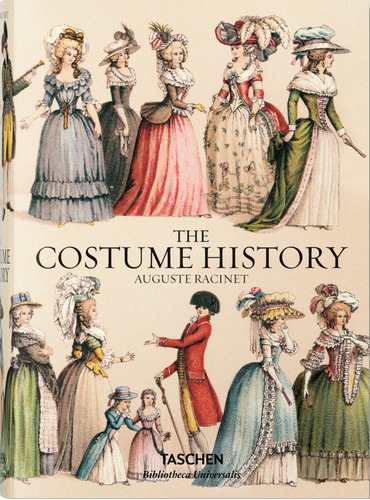 The Costume History, De Francoise Tetart-vittu. Editora Taschen, Capa Dura Em Inglês