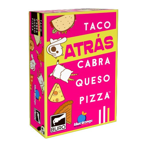 Taco Atras Cabra Queso Pizza Juego Mesa Cartas Bureau