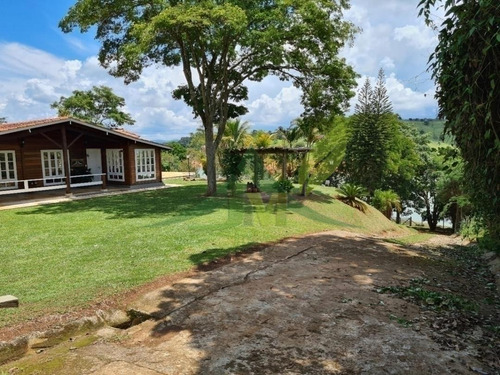 Belíssima Chácara À Venda Em Piracaia 12.100m Frente Exclusiva Par Água - 1644