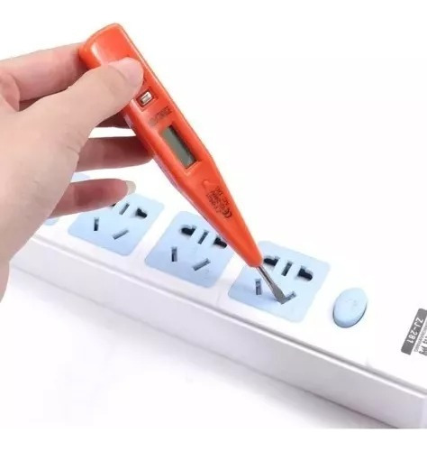 Tester Probador Corriente Digital 12v A 220v Ac - Dc Lapiz