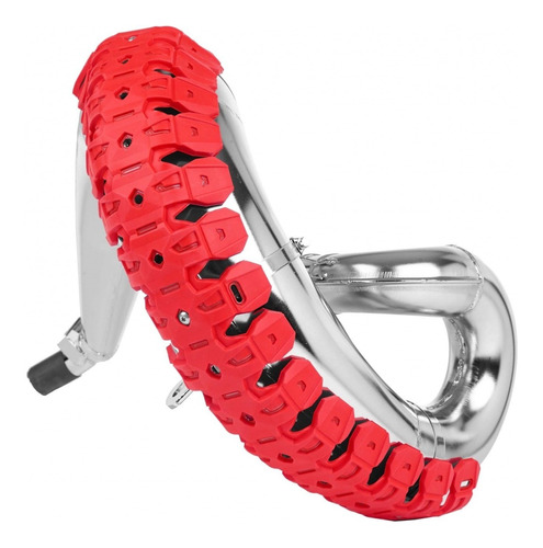 Protector Armadillo Polispor Caños De Escape 2 Tiempos Rojo