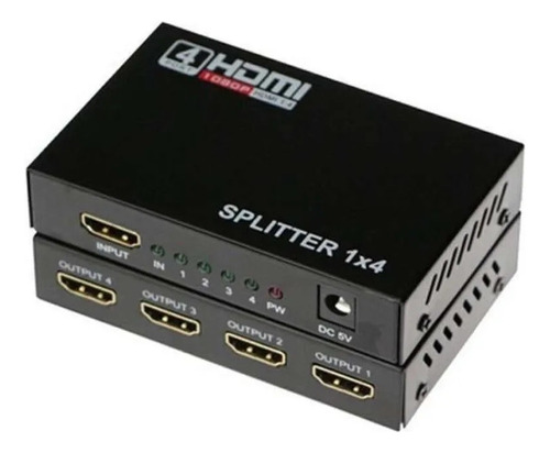 ¡oferta! Splitter Hdmi 1x4 Para Tv Dvr Nvr Y Más.