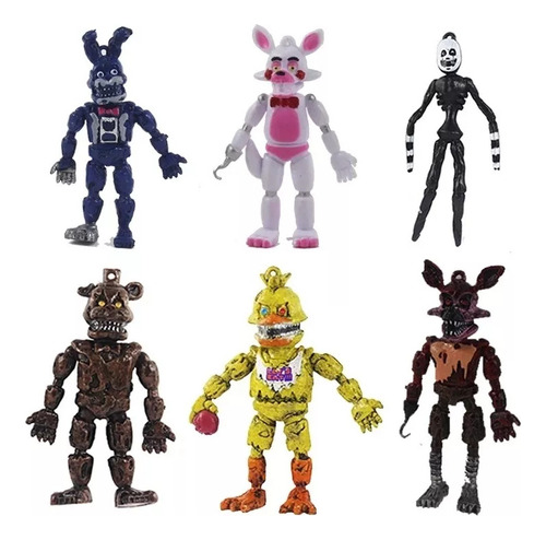 Juguetes Flexibles Freddy Cinco Noches En Fnaf De 14 A 17 Cm