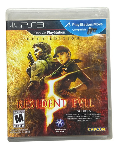 Resident Evil 5 Gold Edition - Compatible Move - Ps3 Físico