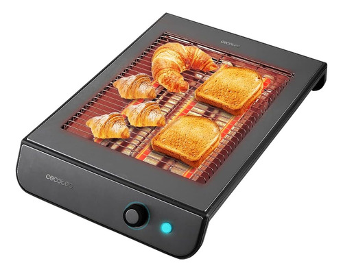 Cecotec Tostador Plano Horizontal Turbo Easytoast Inoxdark.