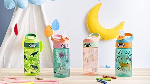 Zak Designs Botella De Agua Para Niños Riverside De 16 Oz Co